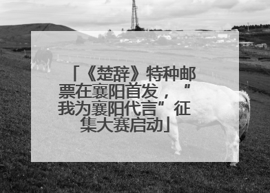 《楚辞》特种邮票在襄阳首发，“我为襄阳代言”征集大赛启动