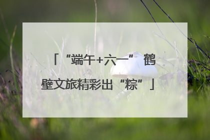 “端午+六一” 鹤壁文旅精彩出“粽”