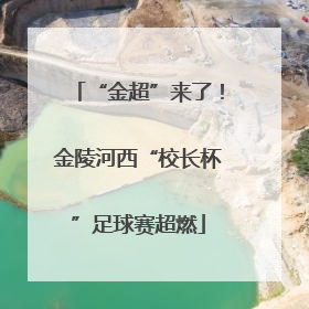 “金超”来了！金陵河西“校长杯”足球赛超燃
