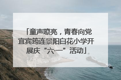 童声嘹亮，青春向党 宜宾筠连景阳白花小学开展庆“六·一”活动