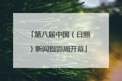 第八届中国（日照）新闻摄影周开幕
