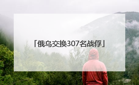 俄乌交换307名战俘