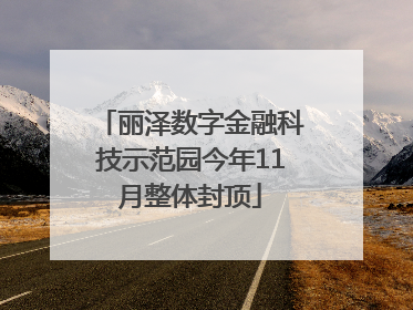 丽泽数字金融科技示范园今年11月整体封顶