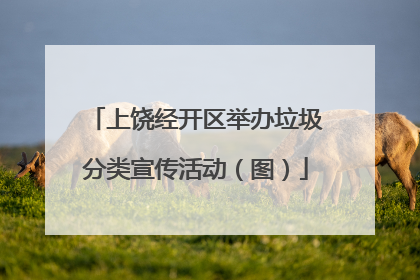 上饶经开区举办垃圾分类宣传活动（图）