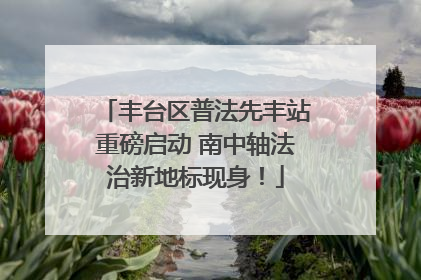 丰台区普法先丰站重磅启动 南中轴法治新地标现身！