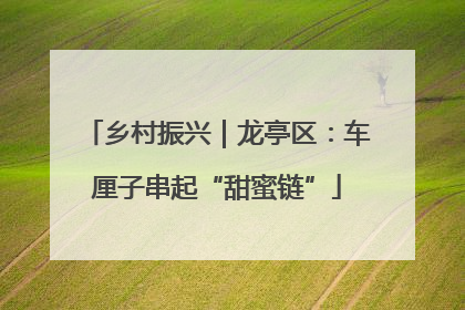 乡村振兴｜龙亭区：车厘子串起“甜蜜链”