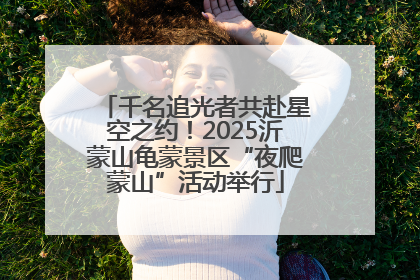 千名追光者共赴星空之约！2025沂蒙山龟蒙景区“夜爬蒙山”活动举行