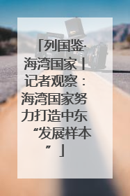 列国鉴·海湾国家丨记者观察：海湾国家努力打造中东“发展样本”