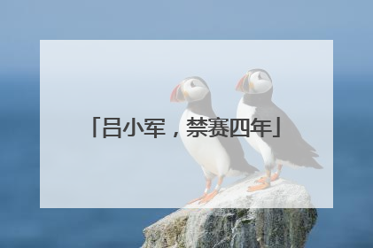 吕小军，禁赛四年
