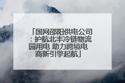 国网邵阳供电公司：护航北丰冷链物流园用电 助力跨境电商新引擎起航