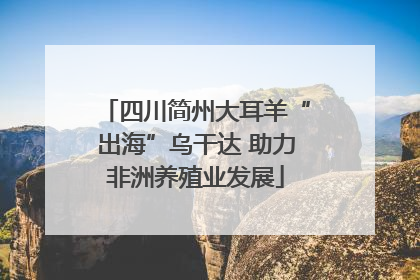 四川简州大耳羊“出海”乌干达 助力非洲养殖业发展