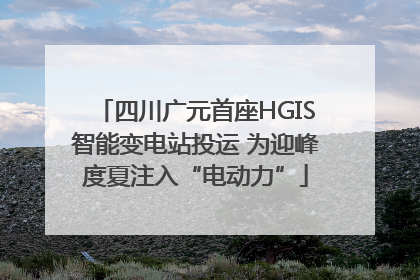 四川广元首座HGIS智能变电站投运 为迎峰度夏注入“电动力”
