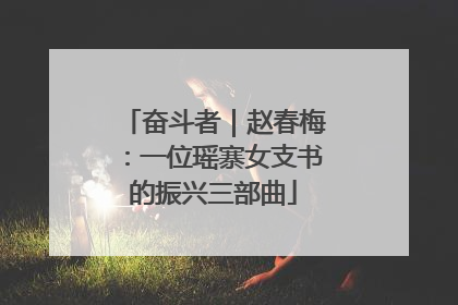 奋斗者｜赵春梅：一位瑶寨女支书的振兴三部曲