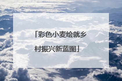 彩色小麦绘就乡村振兴新蓝图