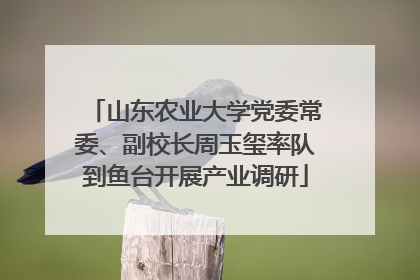 山东农业大学党委常委、副校长周玉玺率队到鱼台开展产业调研