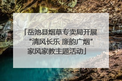 岳池县烟草专卖局开展“清风长乐 廉韵广烟”家风家教主题活动