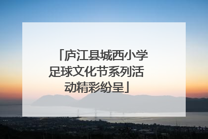 庐江县城西小学足球文化节系列活动精彩纷呈