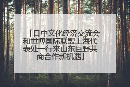 日中文化经济交流会和世博国际联盟上海代表处一行来山东巨野共商合作新机遇