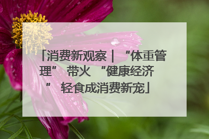 消费新观察｜“体重管理” 带火 “健康经济” 轻食成消费新宠