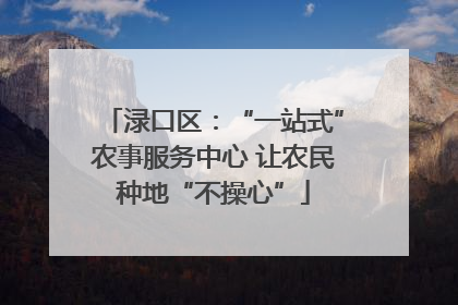 渌口区：“一站式”农事服务中心 让农民种地“不操心”