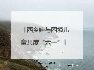 西乡娃与困境儿童共度“六一”