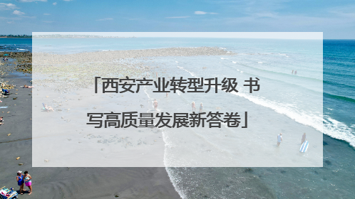 西安产业转型升级 书写高质量发展新答卷