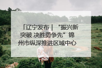 辽宁发布｜“振兴新突破 决胜勇争先”锦州市纵深推进区域中心城市建设 打造高质量发展新增长极