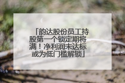 韵达股份员工持股第一个锁定期将满！净利润未达标或为低门槛解锁
