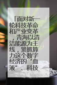 面对新一轮科技革命和产业变革，青海以清洁能源为主线，紧抓算力这个数字经济的“血液”、科技主权的“筹码”、产业升级的“杠杆”、绿色转型的“支点”，勇于撬动国家“双碳”战略、“东数西算”工程重大发展新机遇