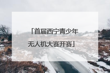 首届西宁青少年无人机大赛开赛