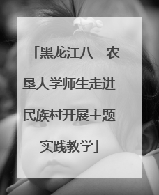 黑龙江八一农垦大学师生走进民族村开展主题实践教学