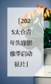 2025太仓青年先锋影像季启动征片