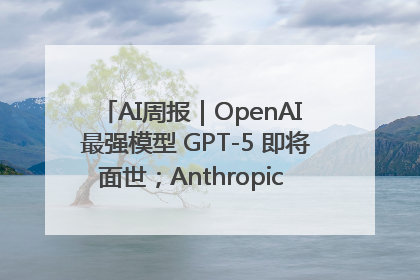 AI周报｜OpenAI 最强模型 GPT-5 即将面世；Anthropic 年化收入突破30亿美元