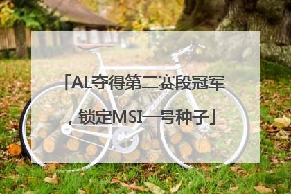 AL夺得第二赛段冠军，锁定MSI一号种子