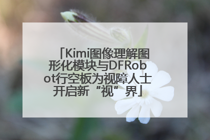 Kimi图像理解图形化模块与DFRobot行空板为视障人士开启新“视”界